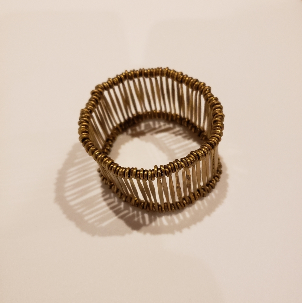 Unique brass bracelet